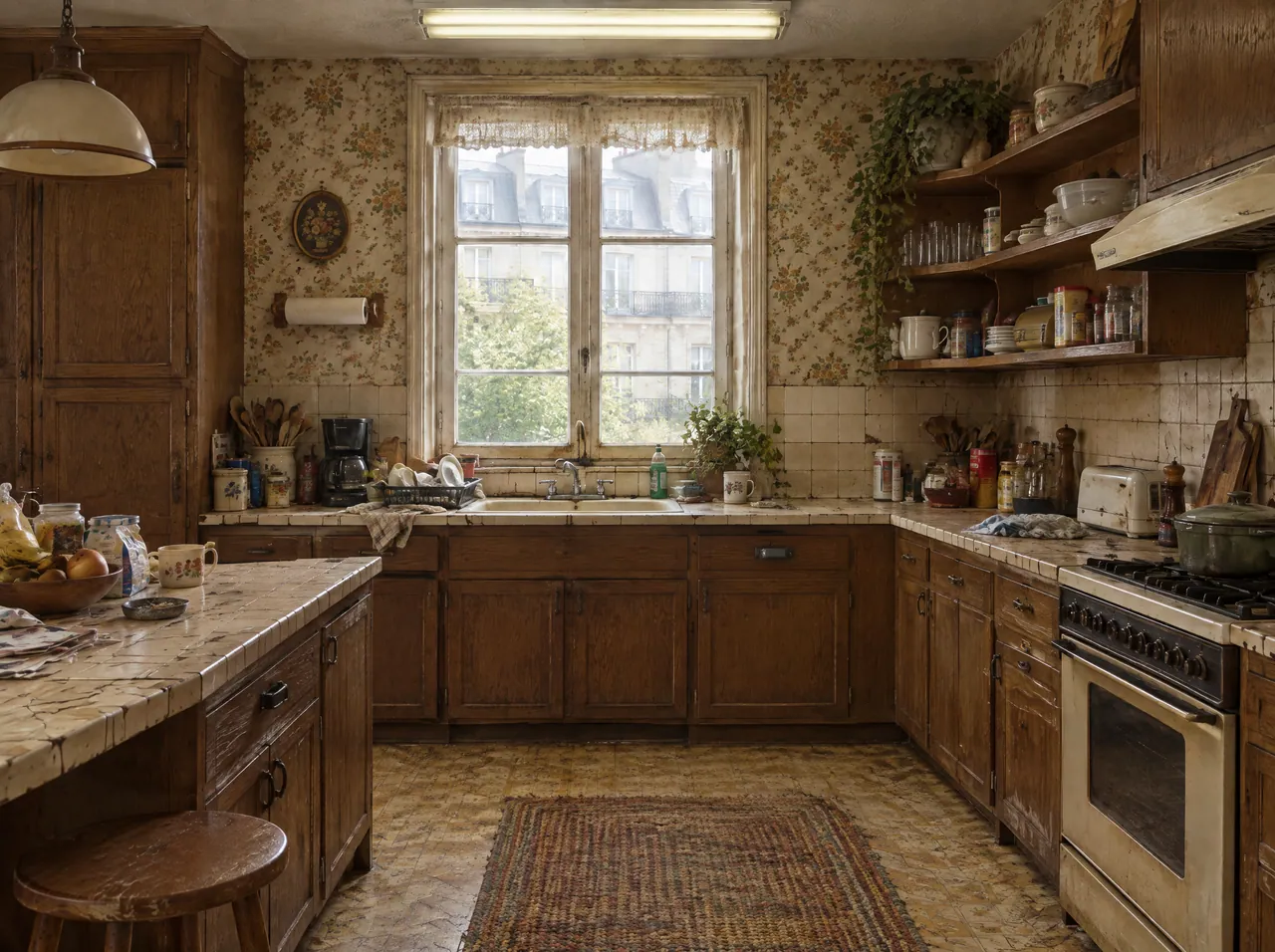 Cuisine ouverte dans une maison de ville – avant